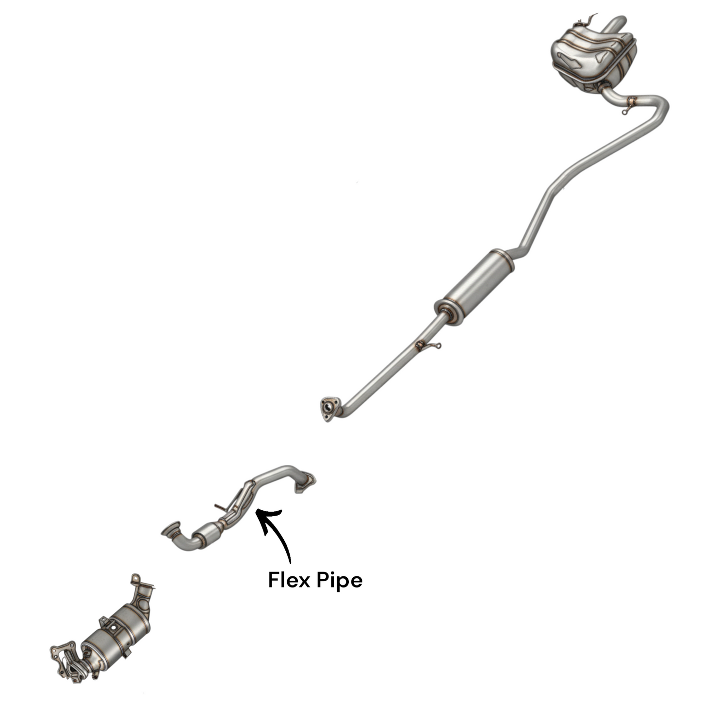 Honda Civic 2.0L (2022-2024) (Non-Turbo) Flex Pipe