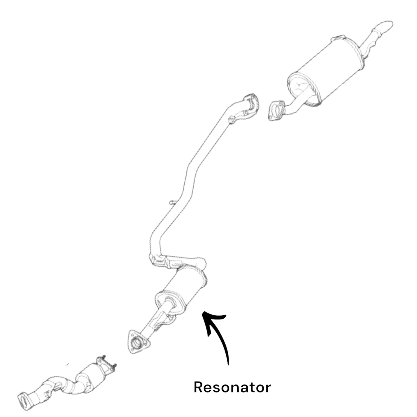 Honda CR-Z 1.5L (2011-2016) (Hybrid) (Manual Trans) Resonator