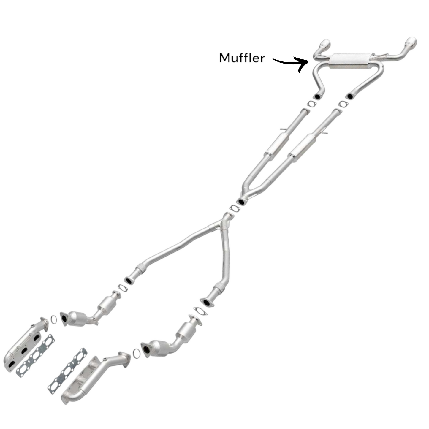 Infiniti Q60 3.7L 2014-2015 Muffler