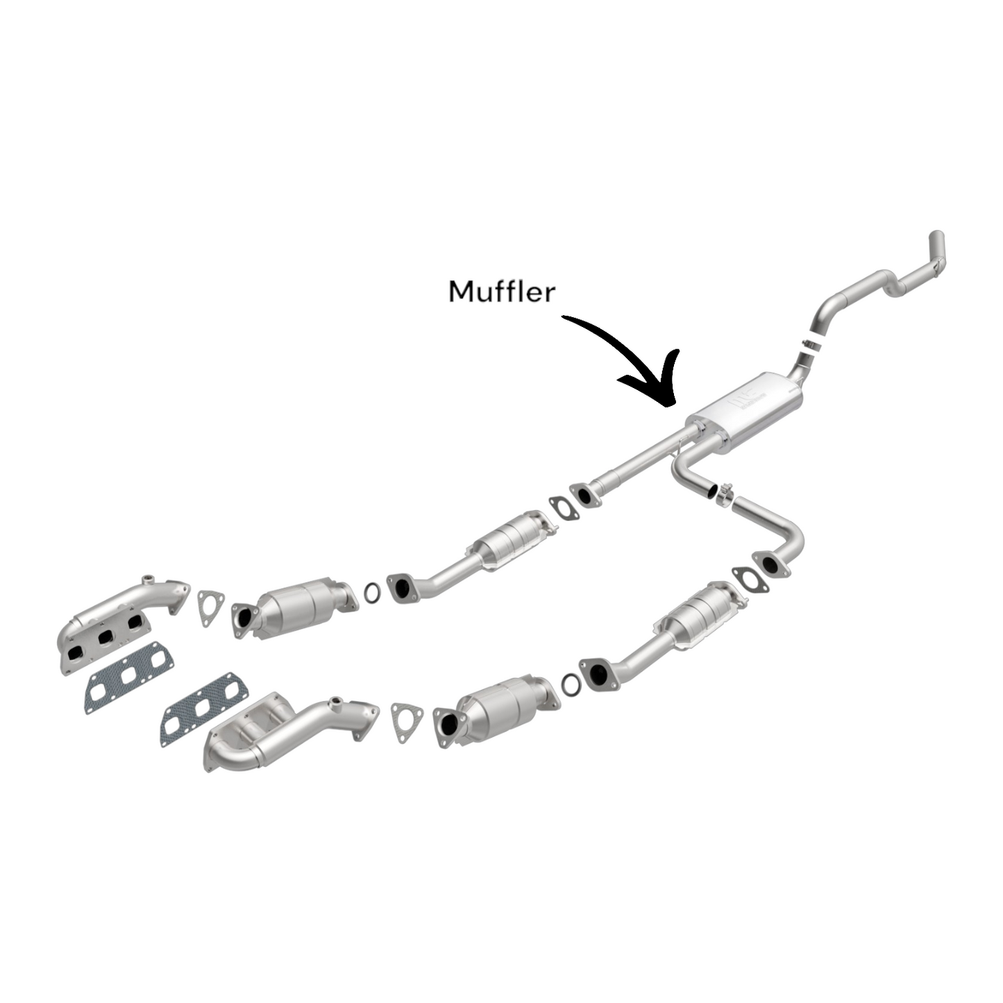 Nissan NV1500 4.0L (2012-2018) Rear Muffler