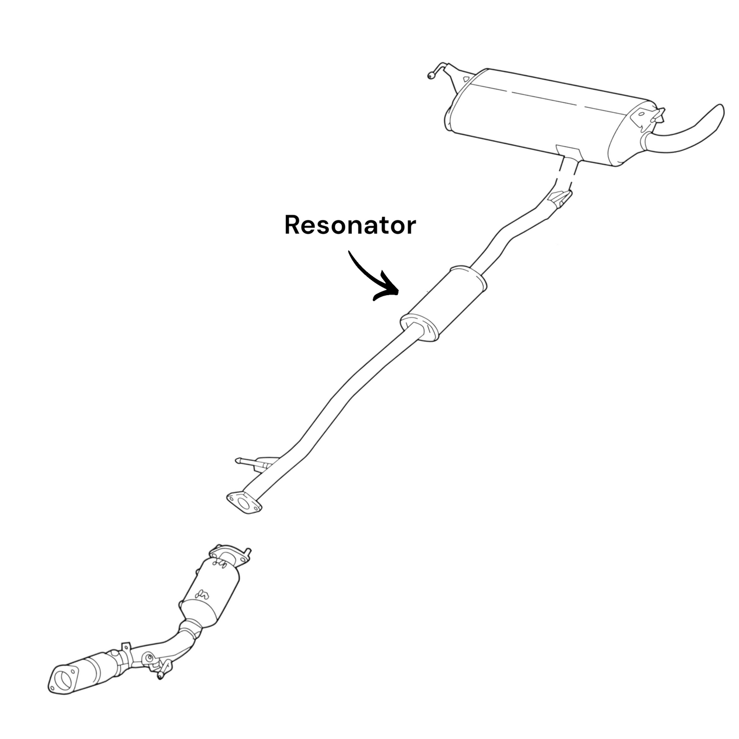 Nissan Qashqai 2.0L (2017-2019, 2021-2023) Resonator