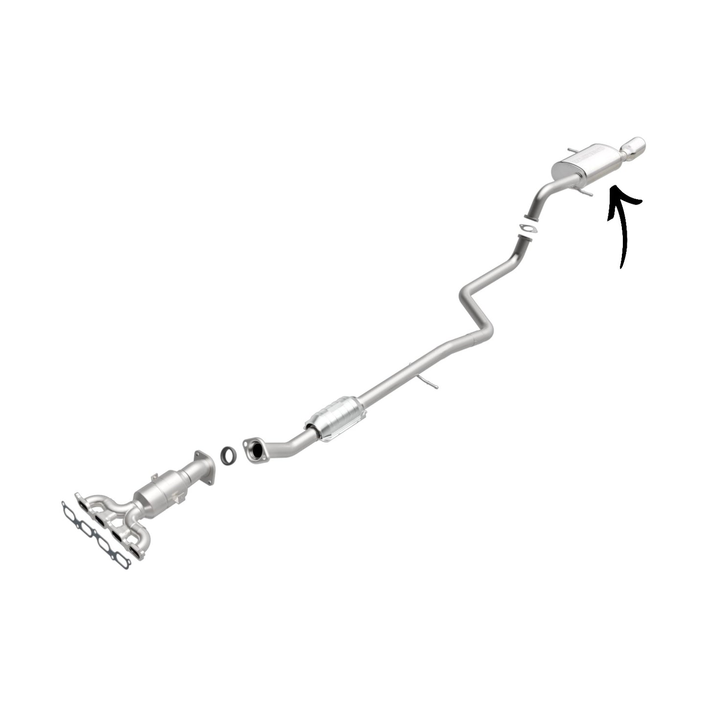 Mazda 2 1.5L (2011-2014) Silencieux