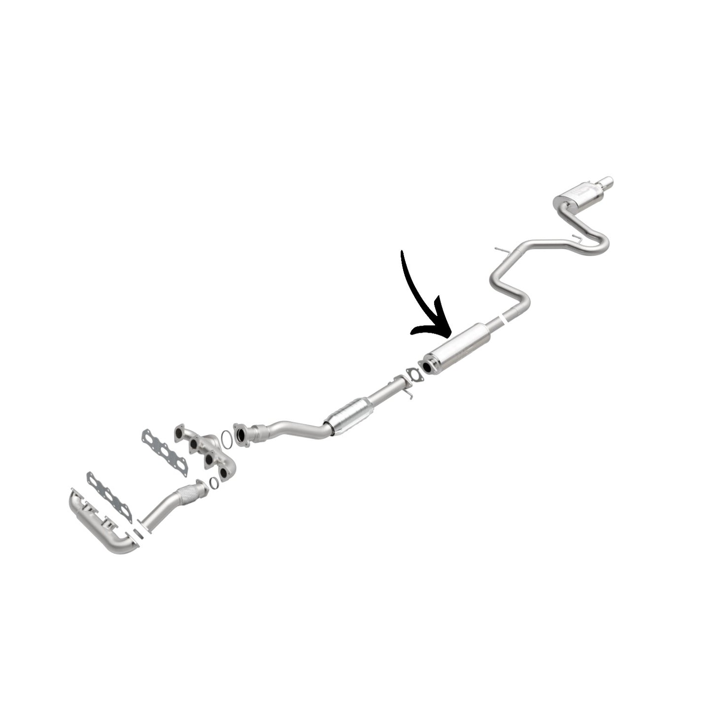 Chevrolet Impala 3.4L (2000-2005) V6 Resonator Pipe