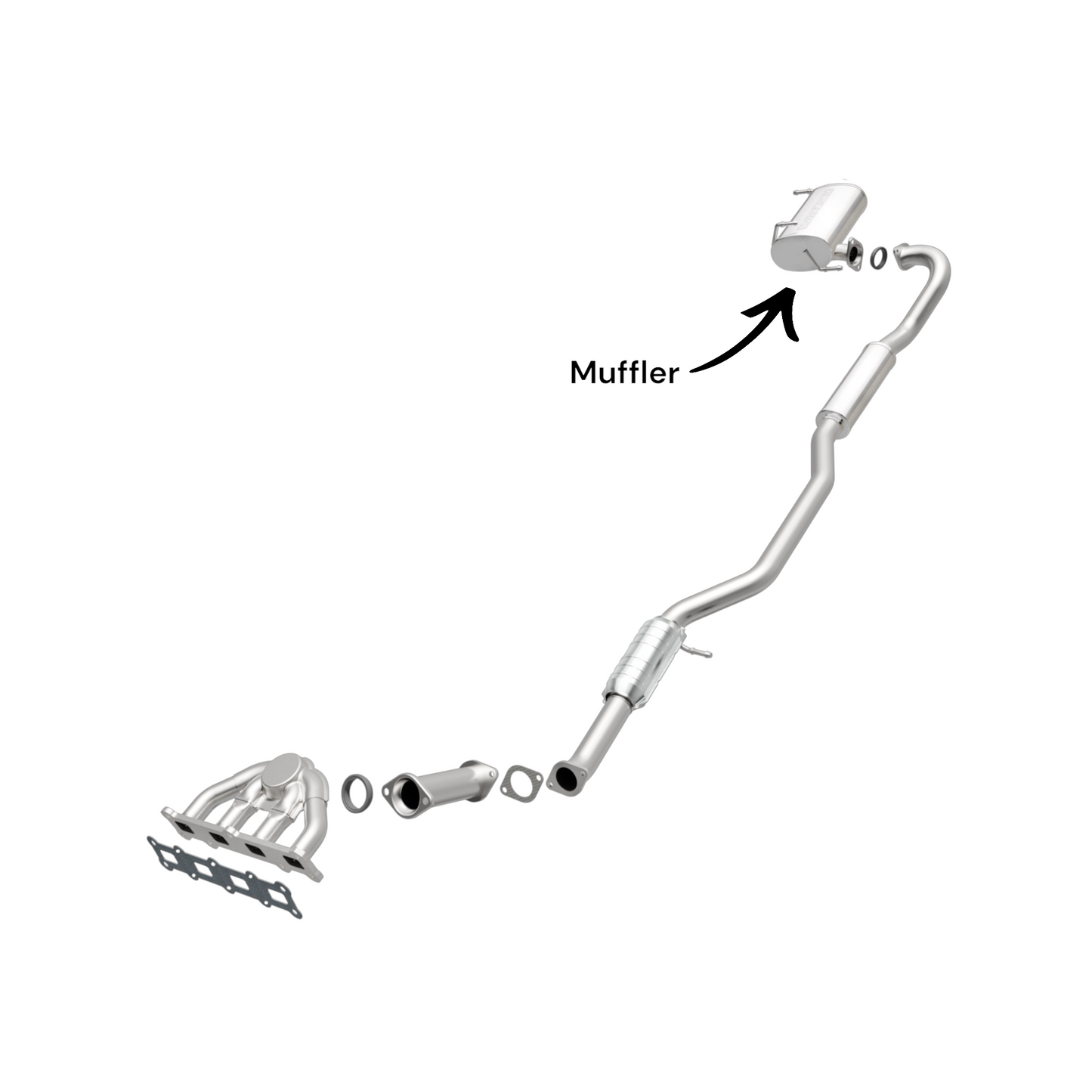 Mitsubishi Outlander 2.4L (2008-2013) Muffler