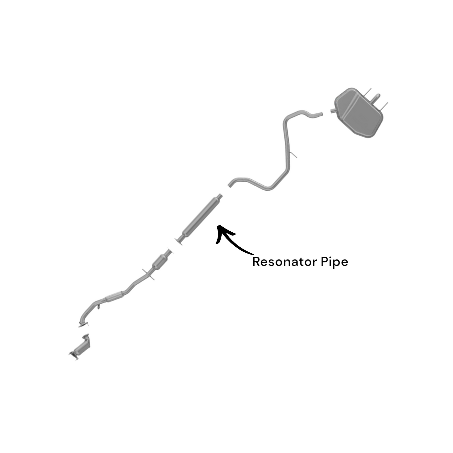 Chevrolet Malibu Limited 2.5L (2016) Resonator Pipe