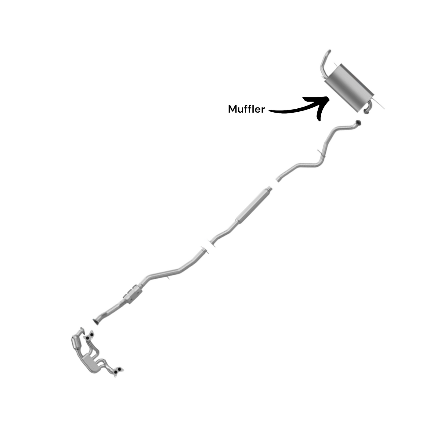 Subaru Crosstrek 2.0L (2016-2017) Muffler