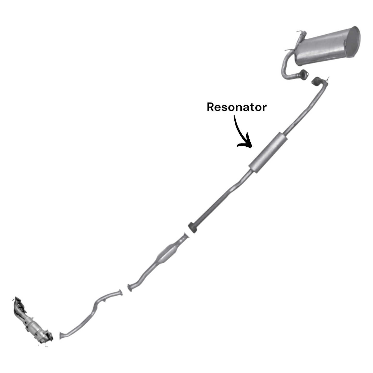 Nissan X-Trail 2.5L (2005-2006) V4 Resonator Pipe