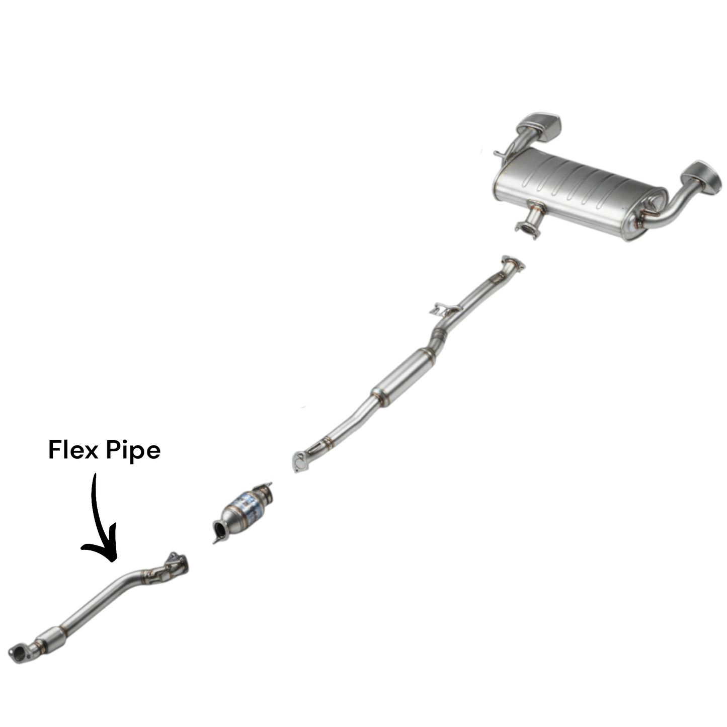Hyundai Genesis Coupe 2.0L (2013-2014) (Turbo) Flex Pipe