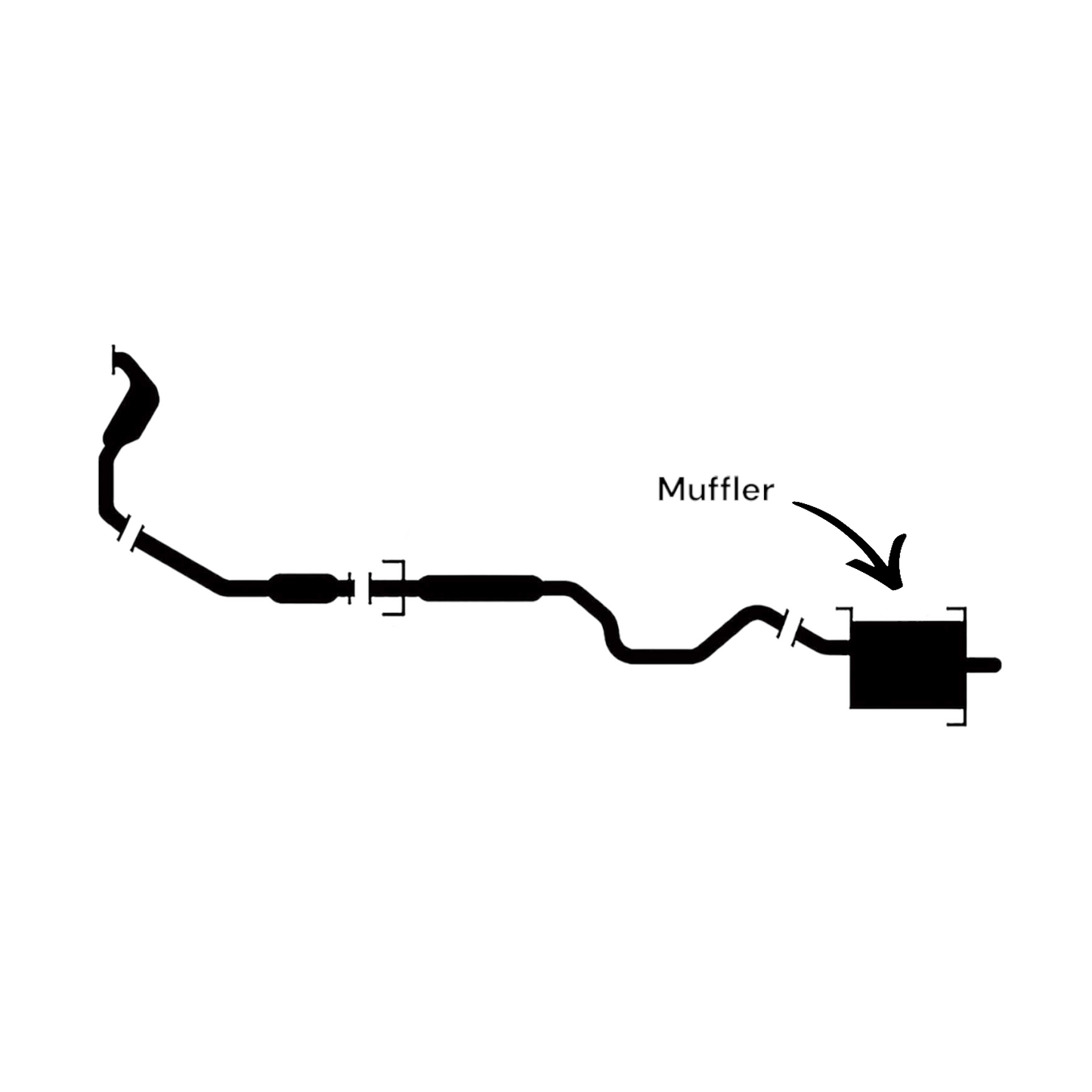 Nissan Juke 1.6L (2011-2016) V4 FWD Muffler