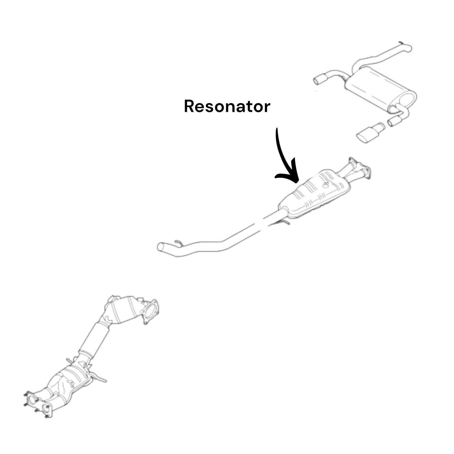 Volvo XC60 3.0L (2010-2016) (Turbo) Resonator