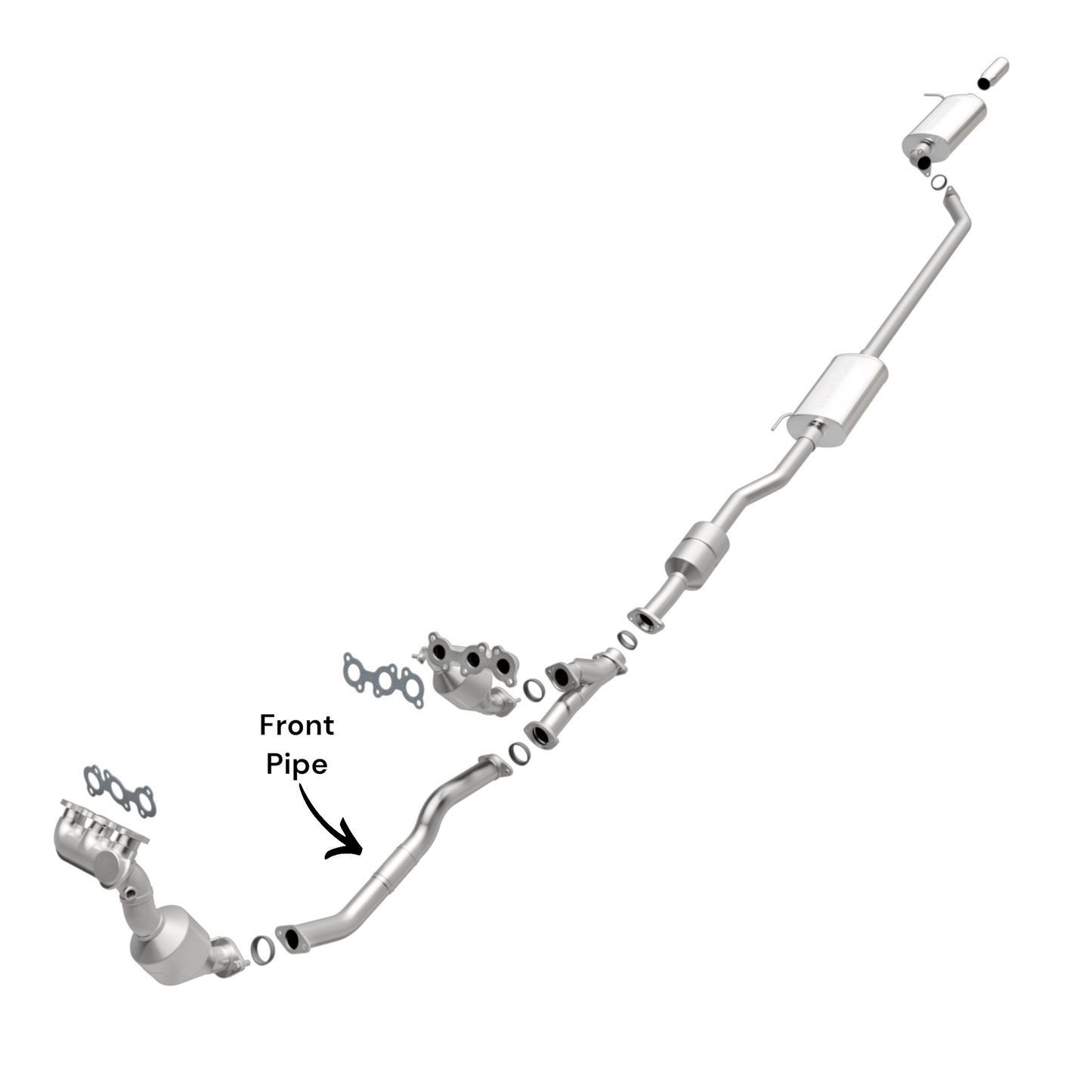 Lexus RX400h 3.3L (2006-2007) Front Pipe