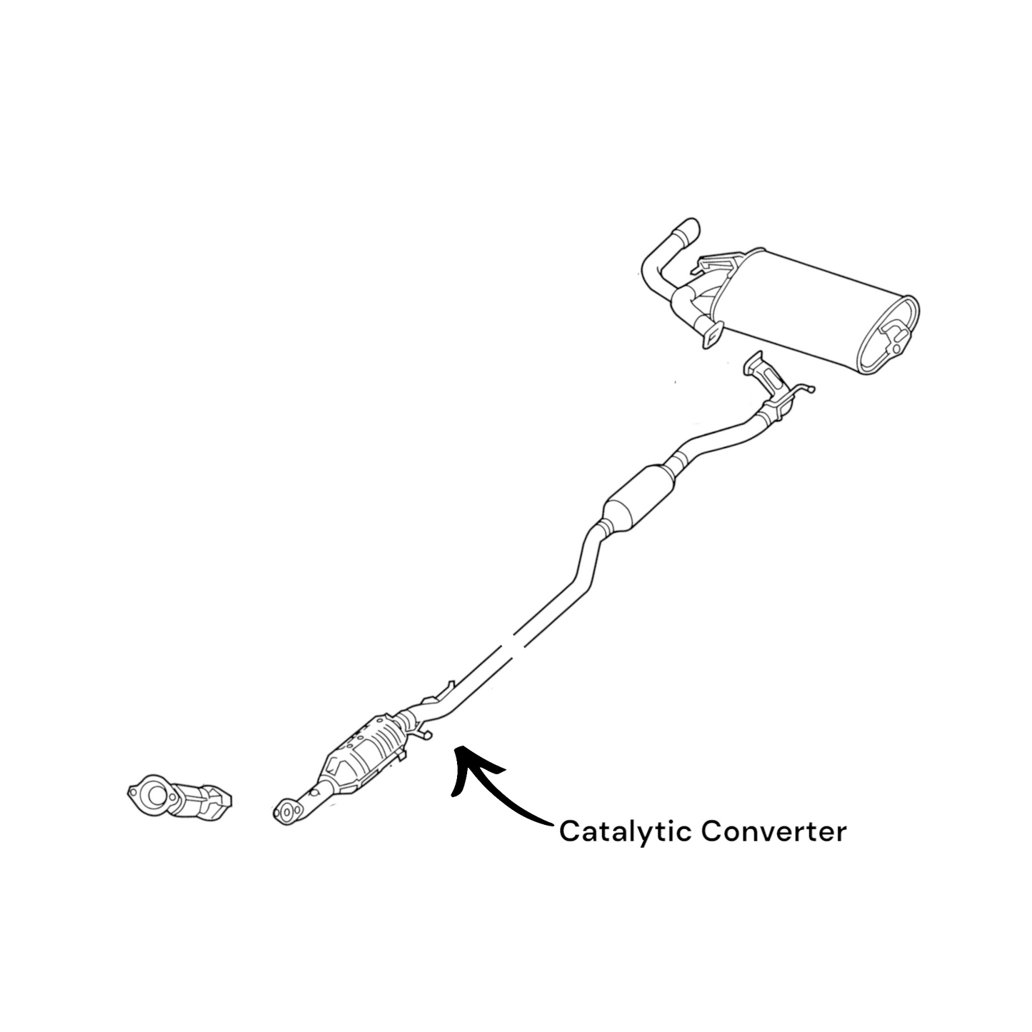Mitsubishi RVR 2.0L (2011-2013) Catalytic Converter