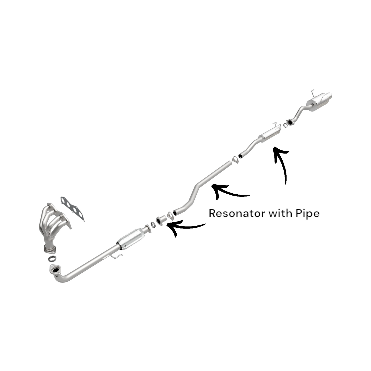 Honda Civic 1.7L (2001-2005) Resonator for (EX, GX, HX models)