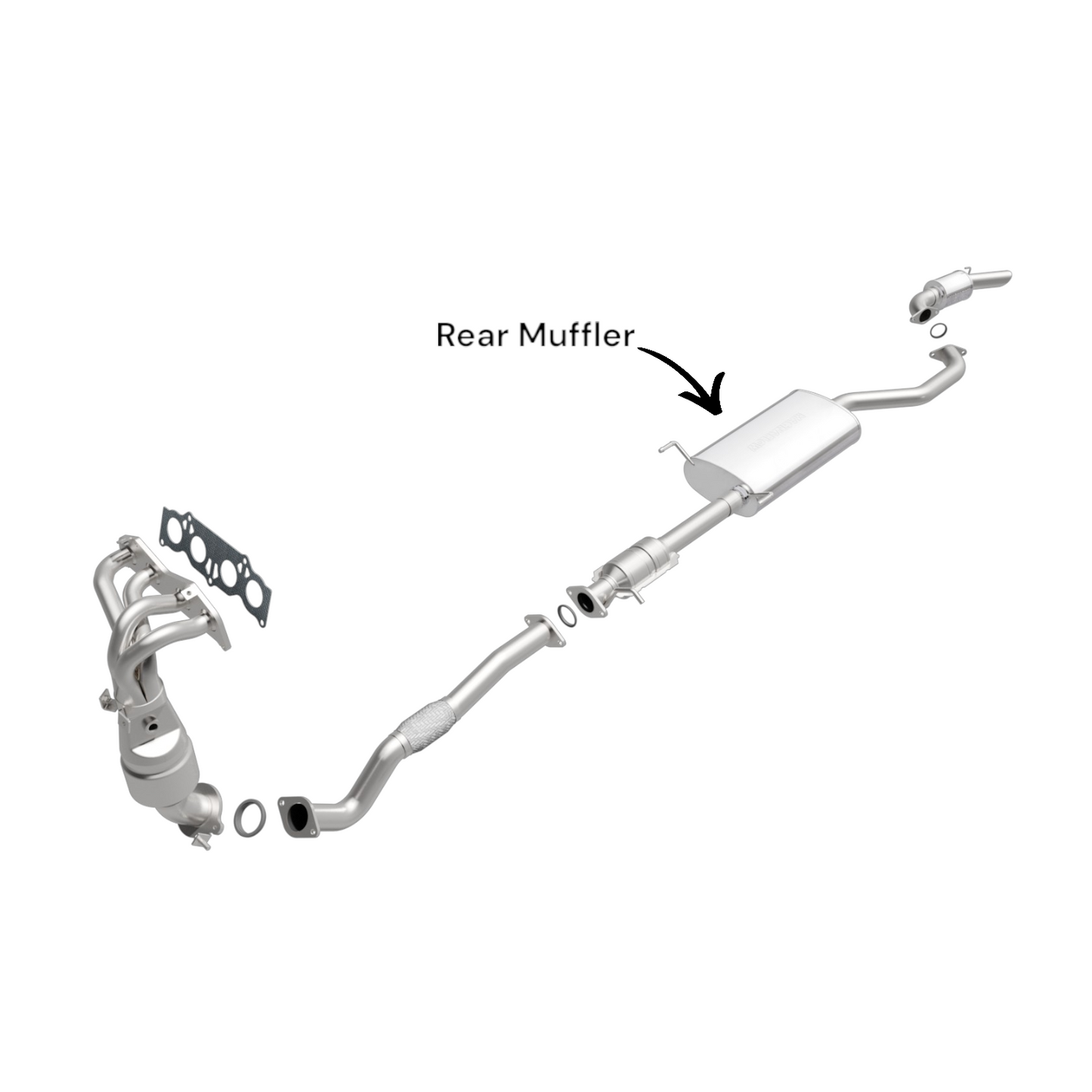 Toyota Highlander 3.3L (2004-2007) Rear Muffler