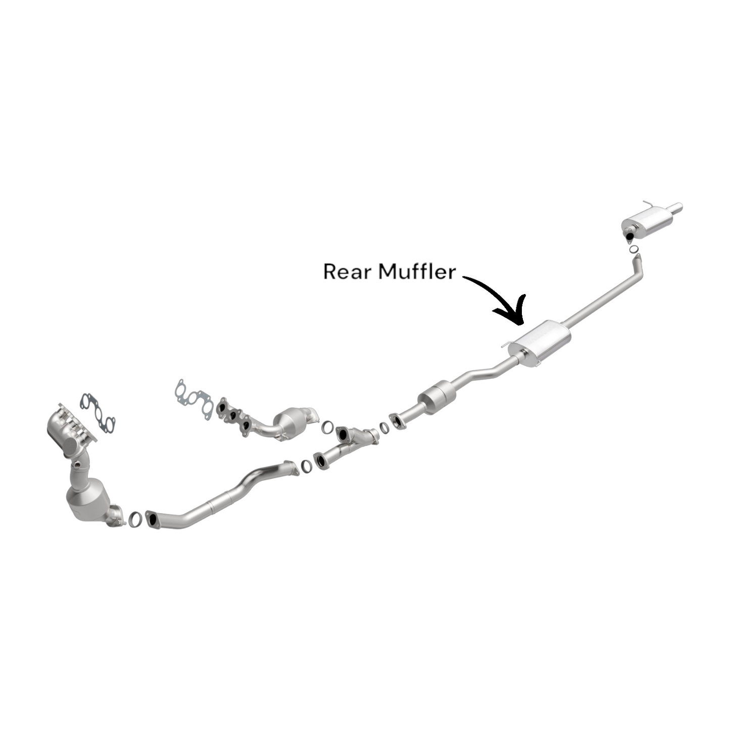 Toyota Highlander 3.5L (2008-2013) Rear Muffler