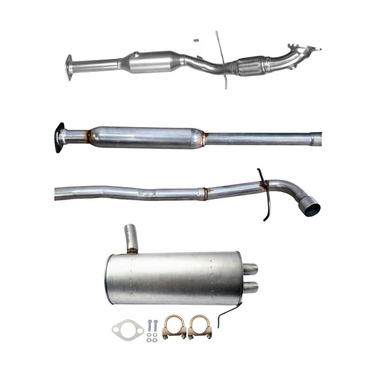 Volvo XC90 2.5L (2003-2006) (FWD) ( Turbo) Flex pipe with Converter, Resonator and Muffler