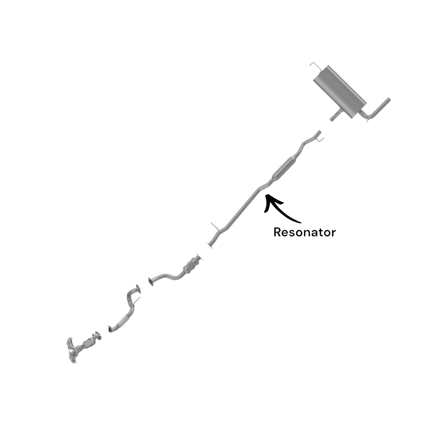 Résonateur pour Nissan Rogue 2.5L (2008-2019)