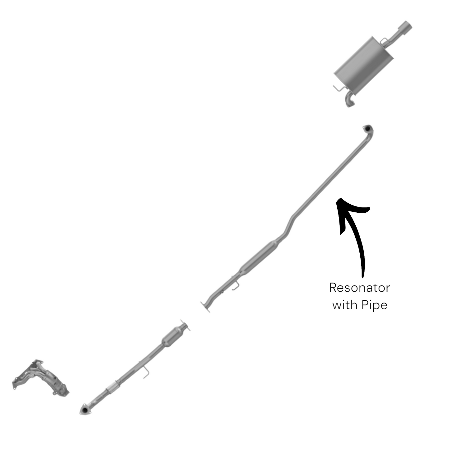 Toyota Solara 2.2L 1999-2001 Resonator Pipe