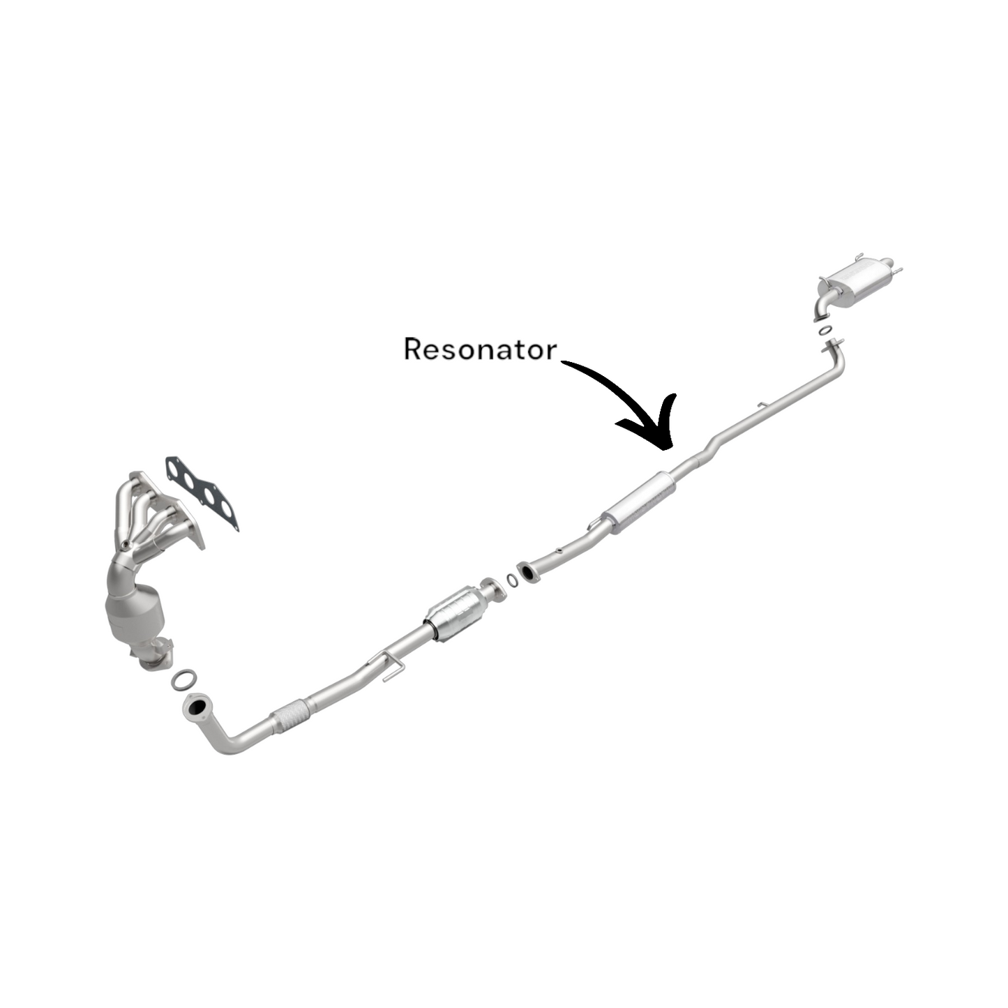 Résonateur intermédiaire pour Toyota Camry 2.4L (2007-2011) et 2.5L (2010-2011)
