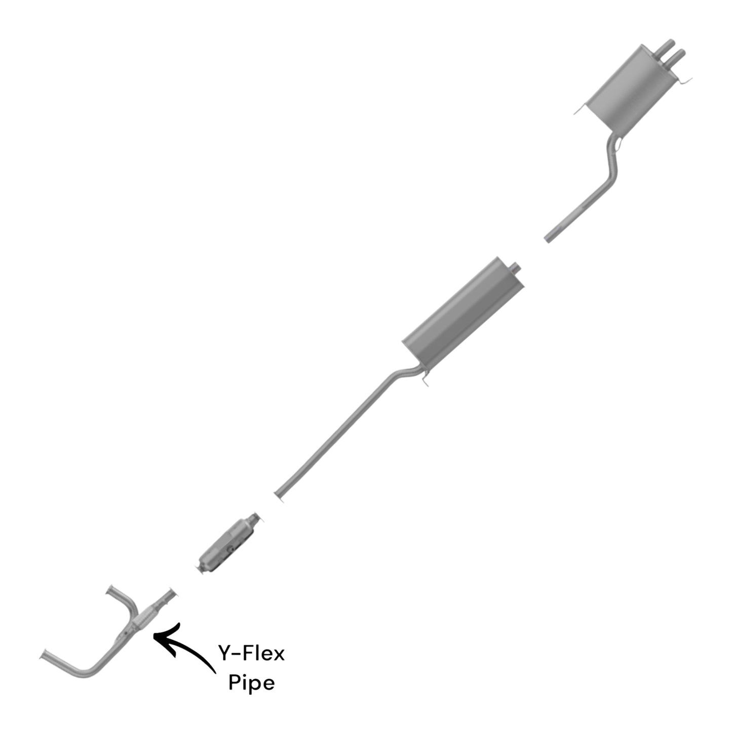 Acura MDX 3.5L (2001, 2002) Y-Flex Pipe
