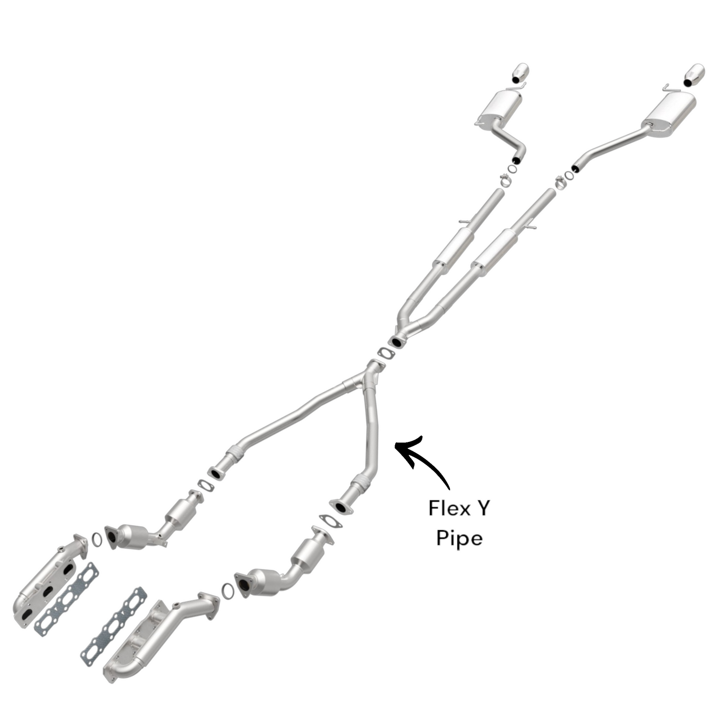 Infiniti G35 3.5L AWD 2007-2008 Flex Y Pipe