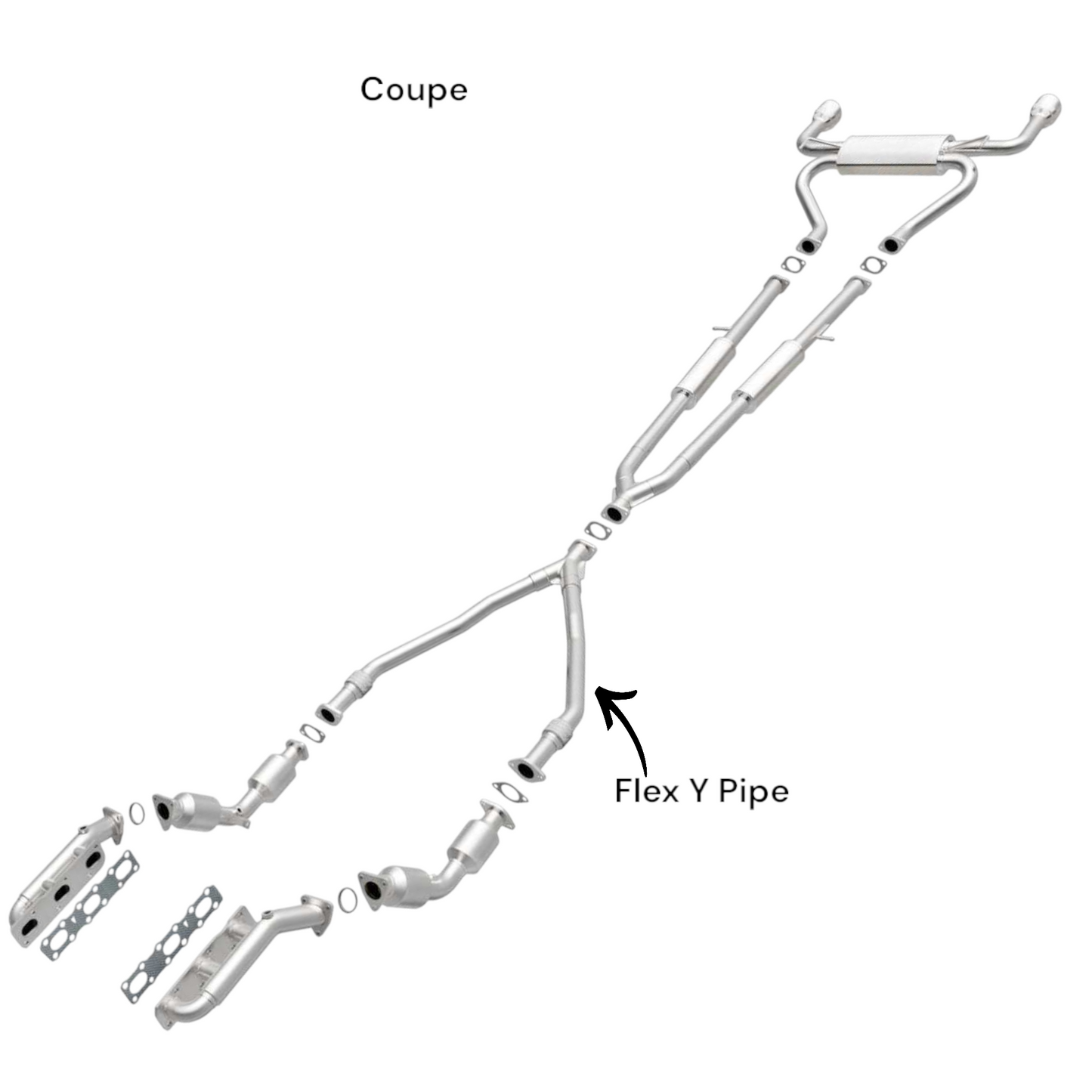 Tuyau en Y flexible pour Infiniti G37 3.7L 2008-2013