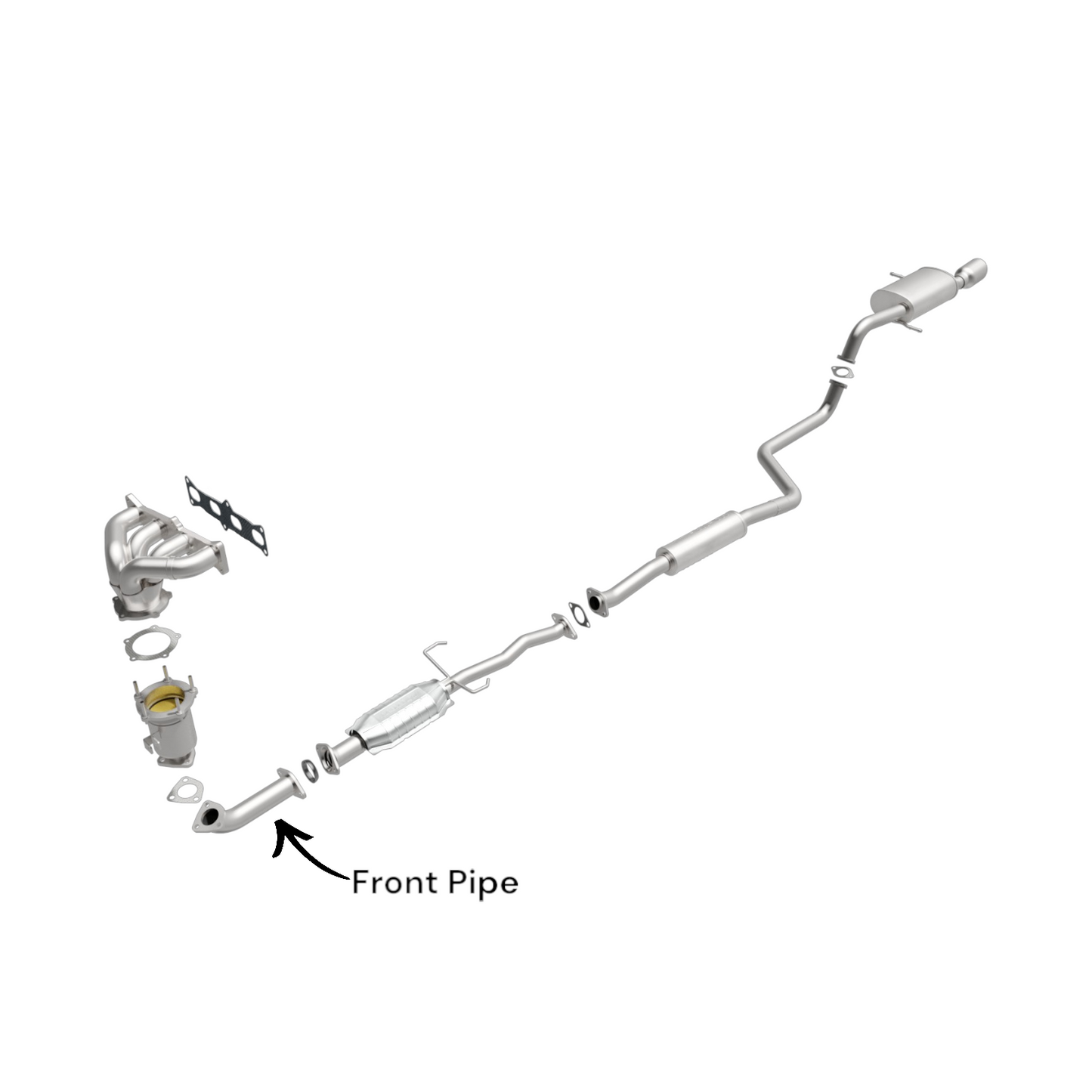 Mazda Protege 1.8L (1999 & 2000) Front Pipe