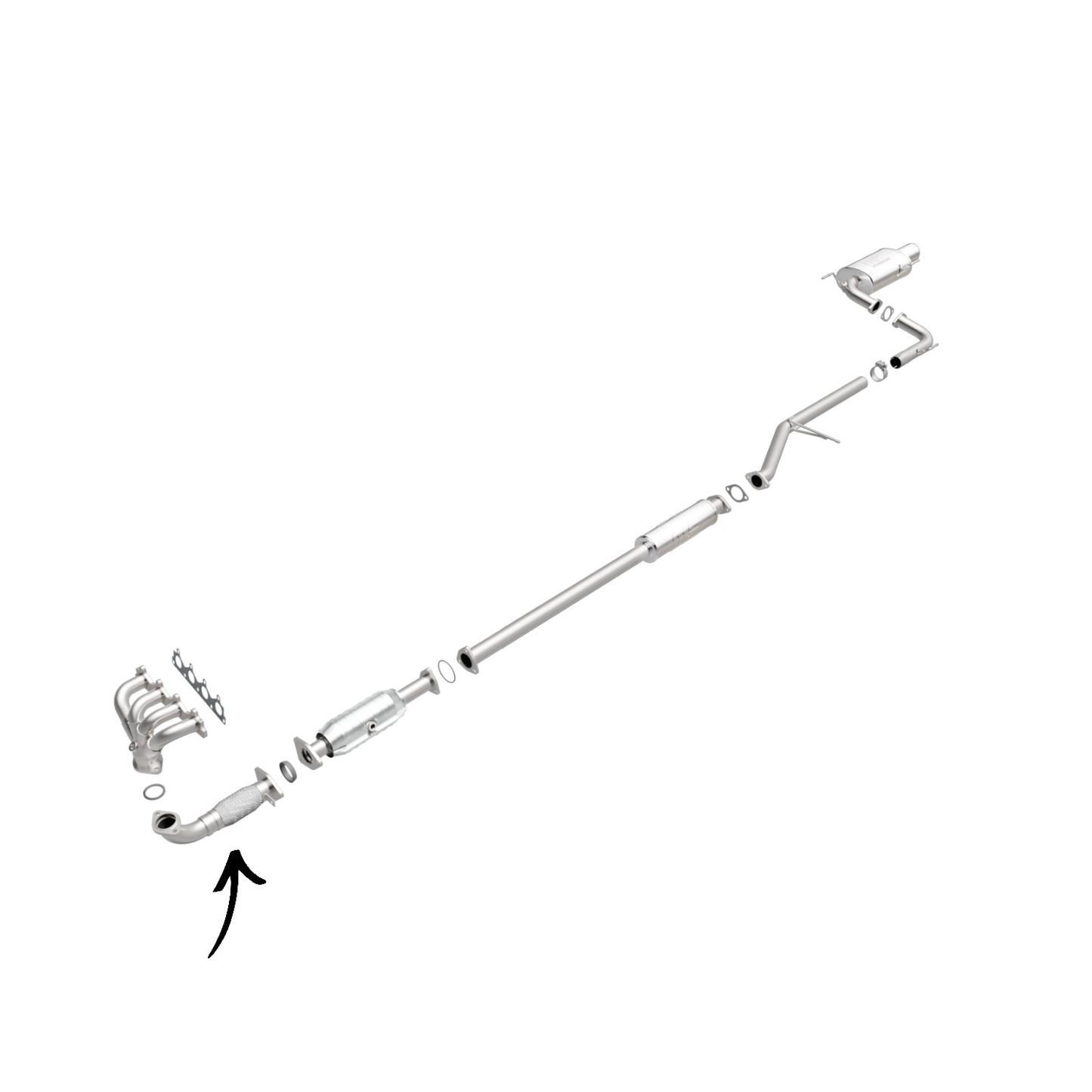 Honda Accord 2.3L (1998-2002) V4 Front Flex Pipe