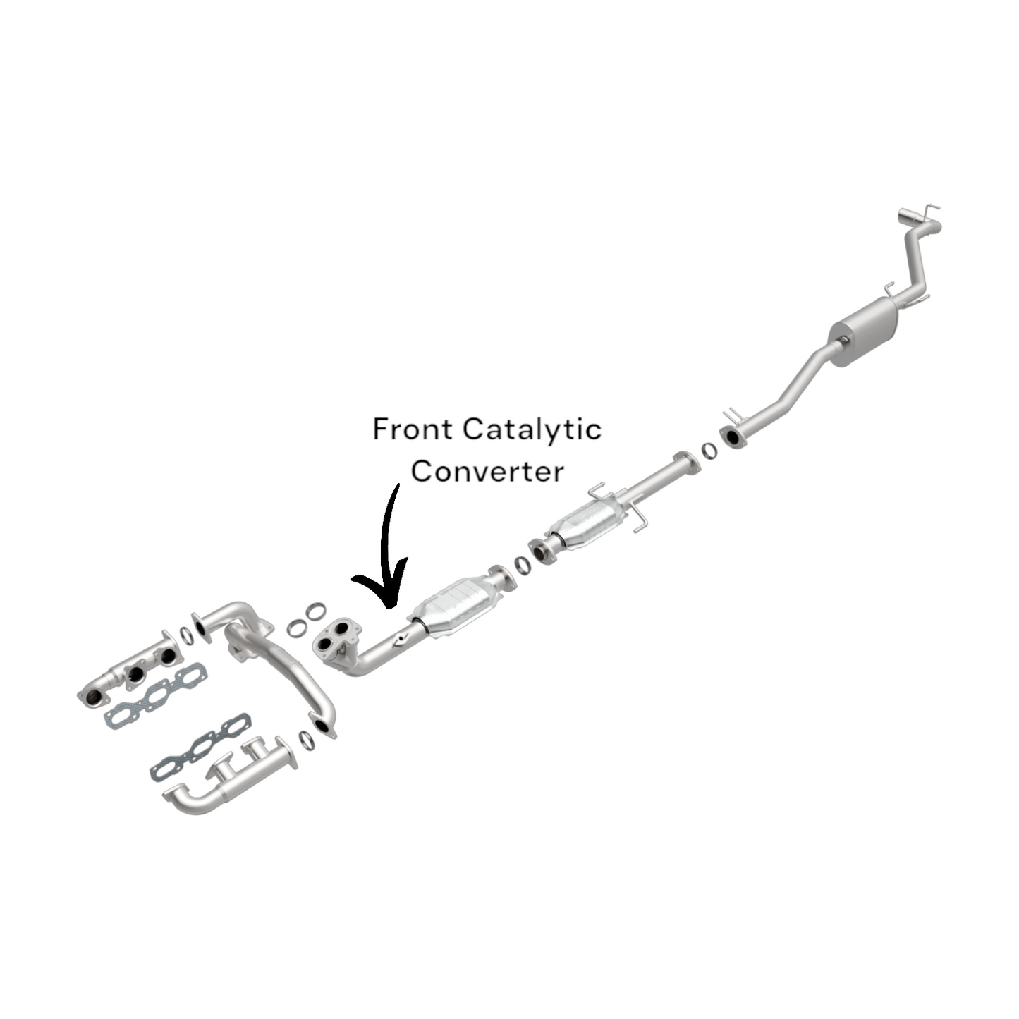 52297 - Toyota Tacoma 3.4L (2000-2004) & Toyota Tundra 3.5L (2000-2004) Front Catalytic Converter