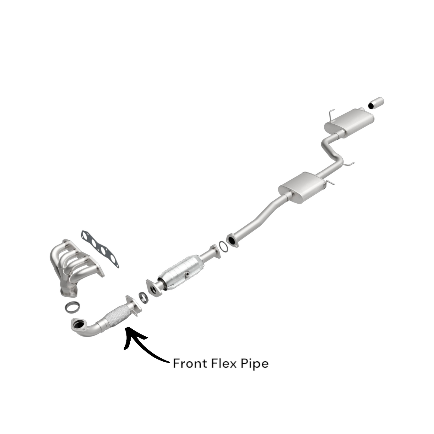 Honda Accord 2.4L (2003-2007) Direct Fit Front Flex Pipe