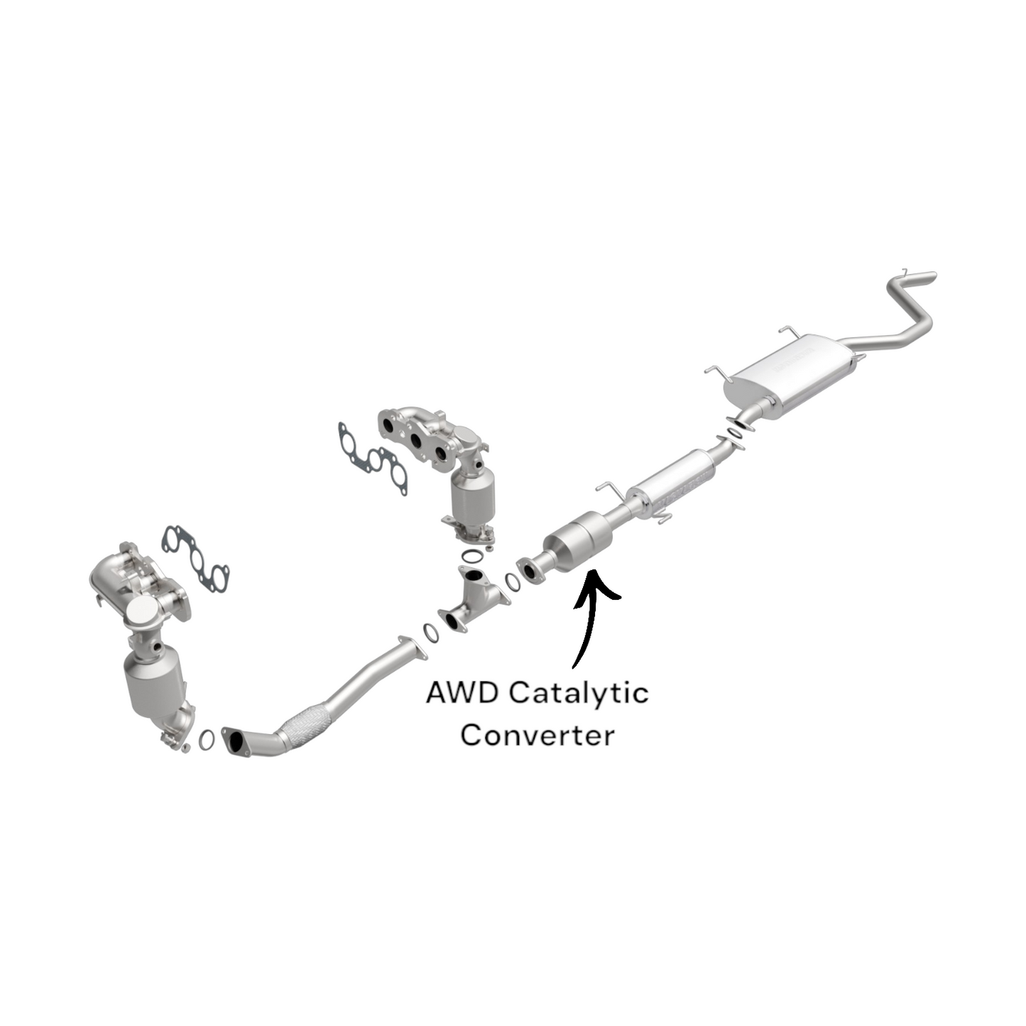 Toyota Sienna 3.5L V6 (2007-2010) AWD Catalytic Converter