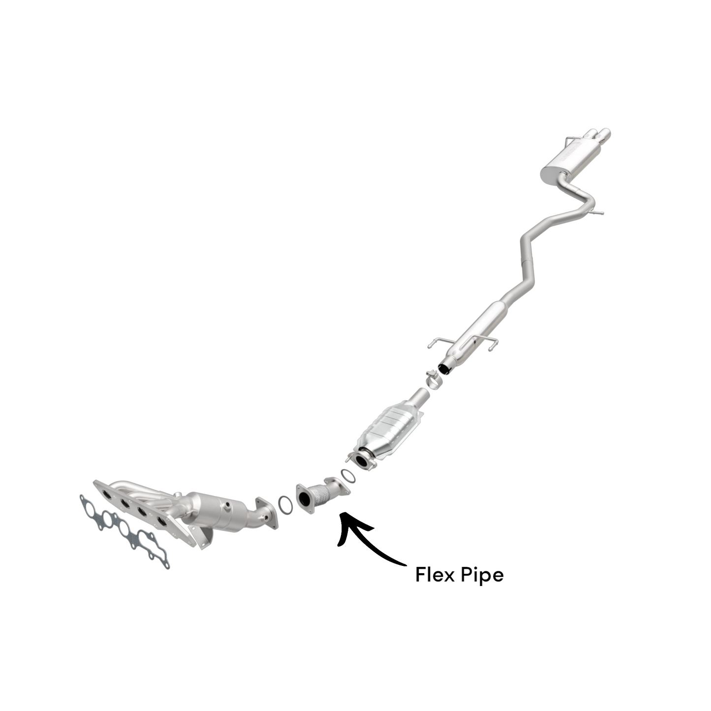 Ford Fusion 2.3L (2006-2009) V4 Front Flex Pipe