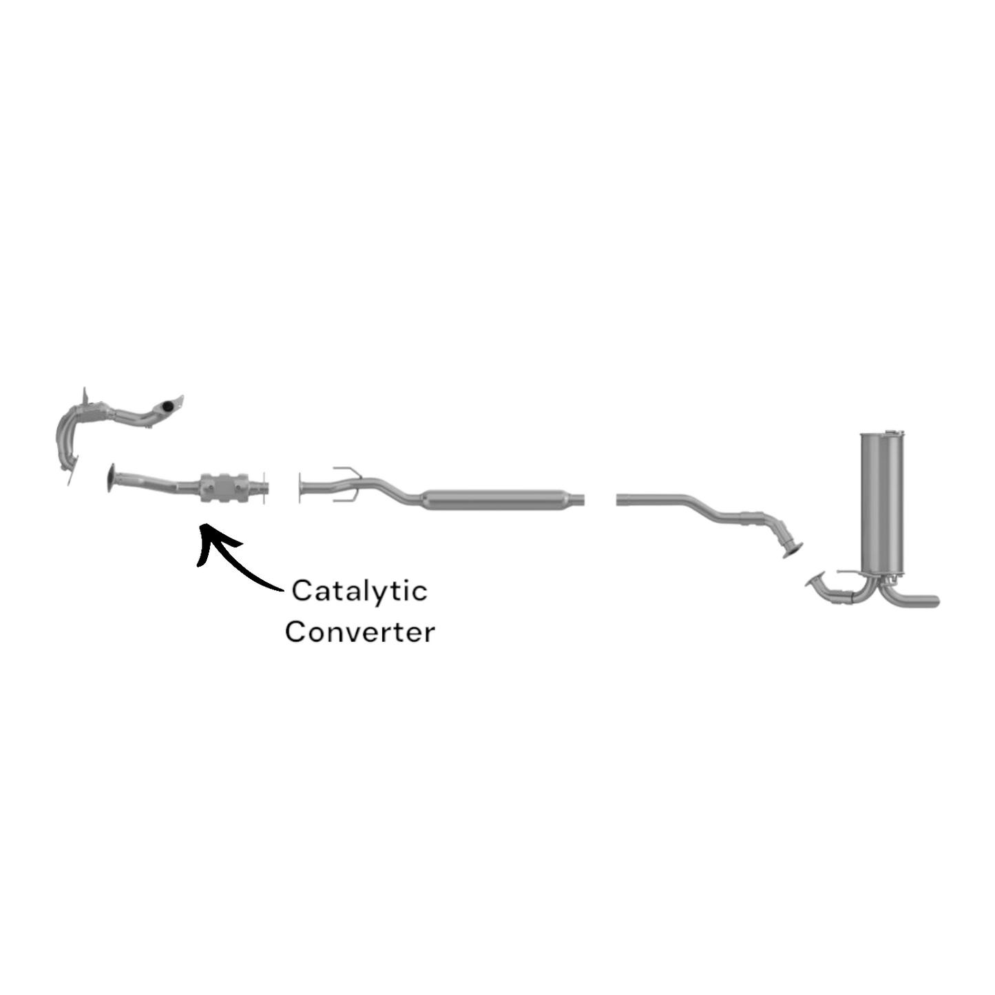 52437 - Nissan Juke 1.6L (2011, 2012,2013,2014,2015) Catalytic Converter
