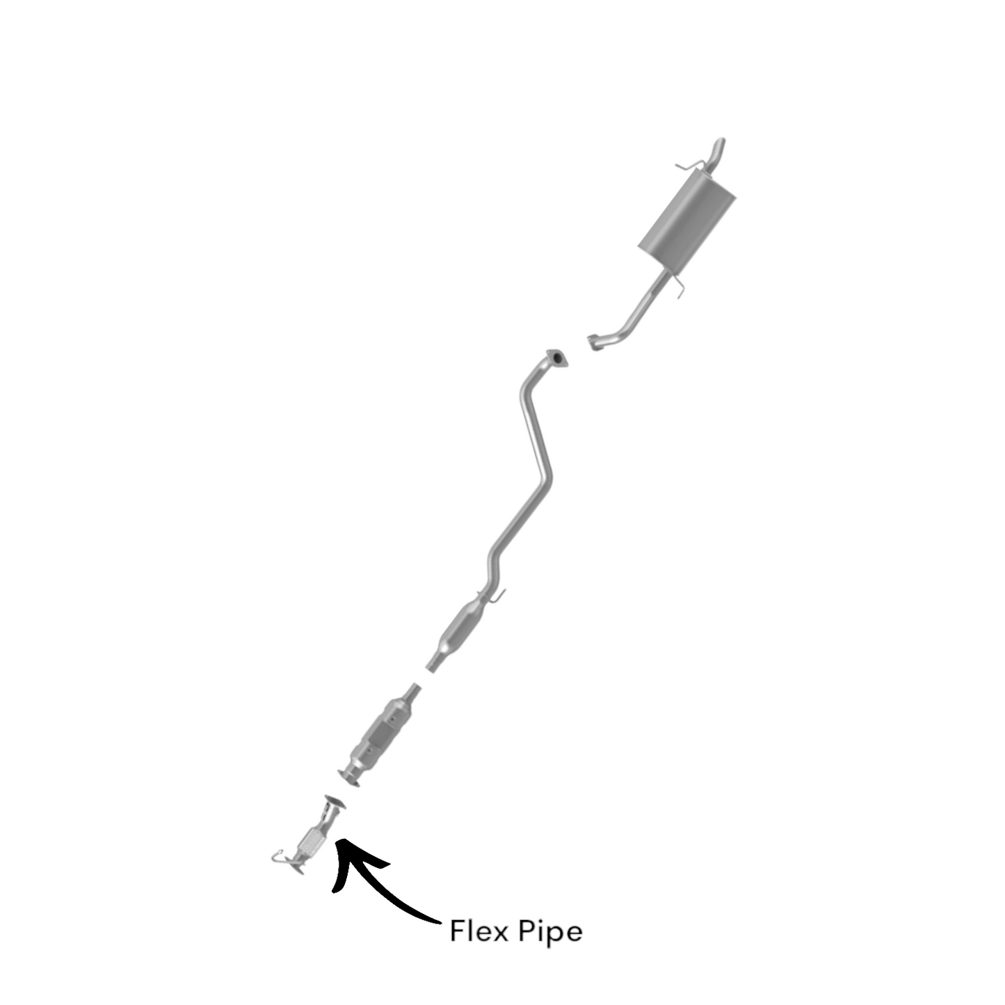 Hyundai Elantra GT 1.8L (2013) Front Flex Pipe (With Federal Emission Only)