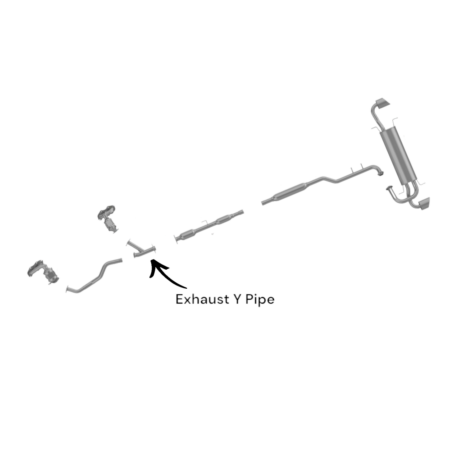 Toyota Venza 3.5L (2009-2015) Exhaust Y Pipe