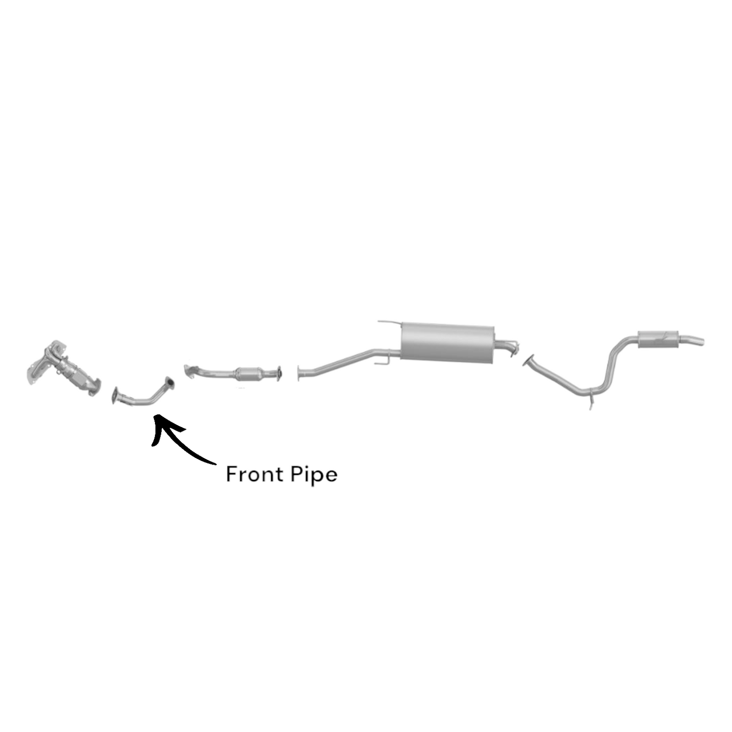 Toyota RAV4 2.5L (2013-2018) Front Pipe