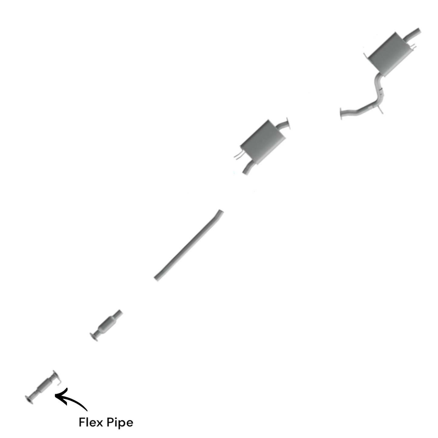 Kia Sorento (2016-2020) 2.4L Flex Pipe (AWD)