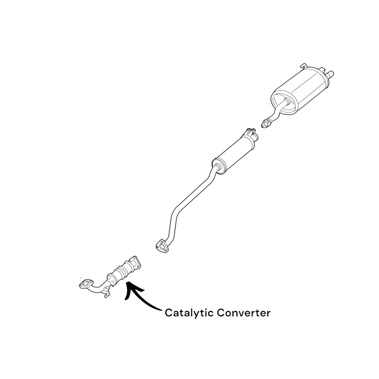 Honda Civic Si 2.0L (2002-2006) Catalytic Converter