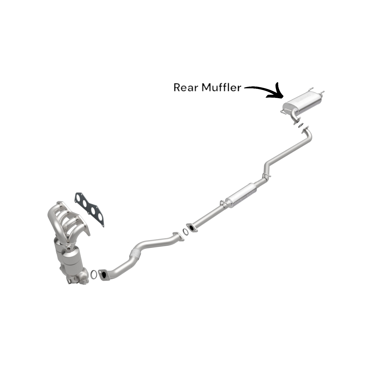 Toyota Highlander 2.4L (2001-2003) Rear Muffler
