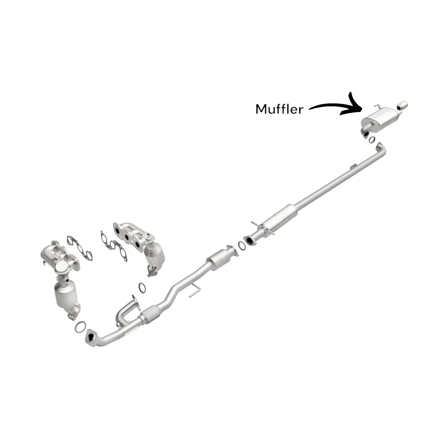 53377 - Lexus ES300 3.0L (2002-2003) Muffler