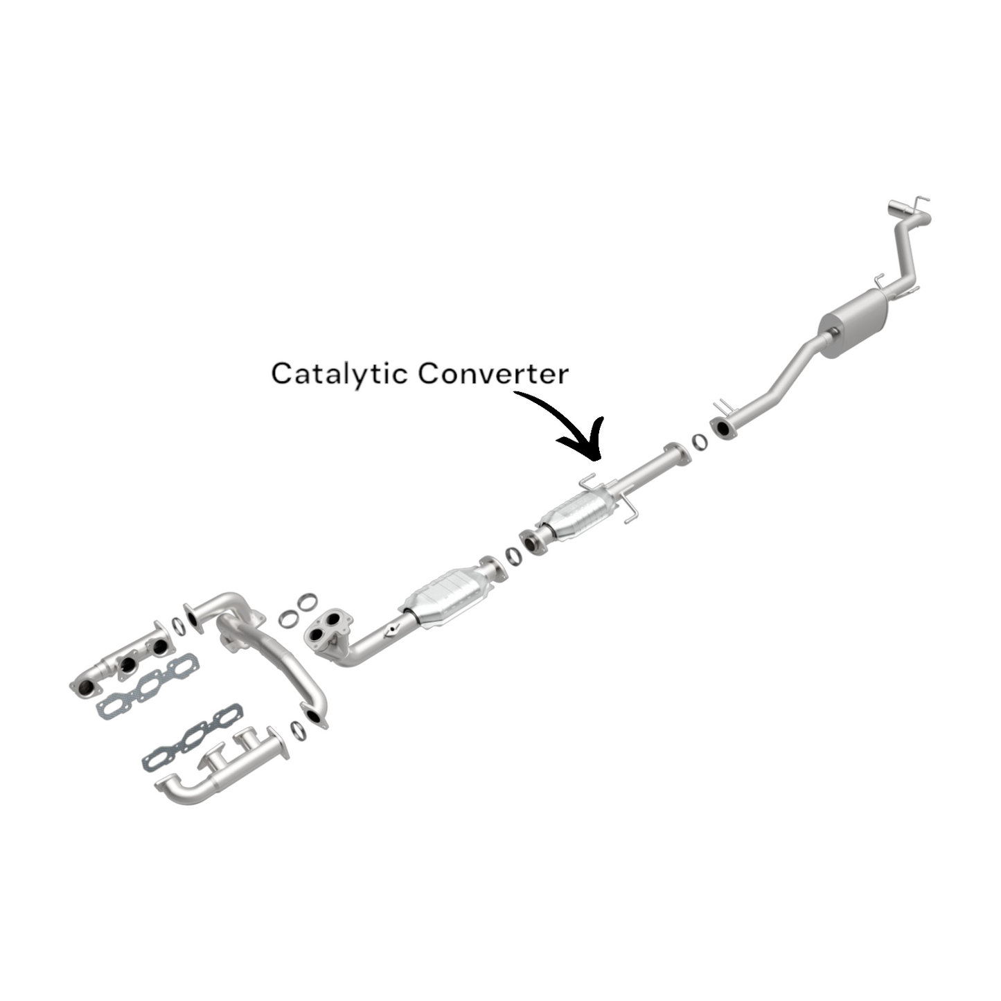 53432 - Toyota Tacoma 3.4L (2001-2004) V6 4WD/RWD 103.3/121.9 Wheelbase Catalytic Converter