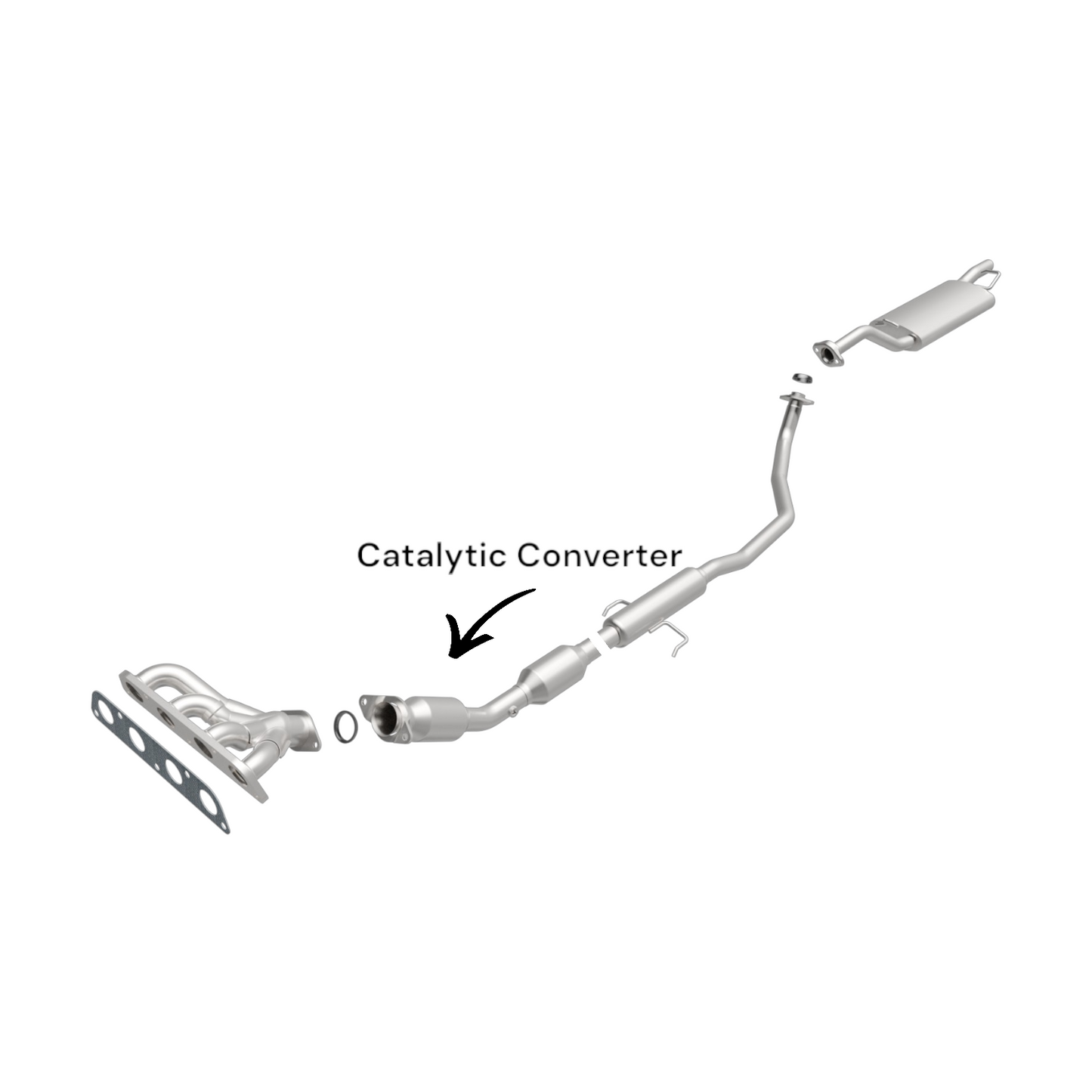 Convertisseur catalytique pour Toyota Corolla 1.8L (2003-2008)