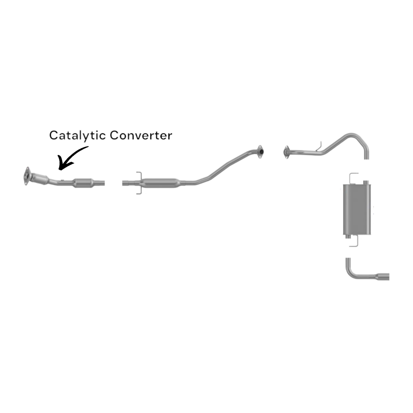 Toyota Matrix 1.8L FWD (2003-2008) Catalytic Converter