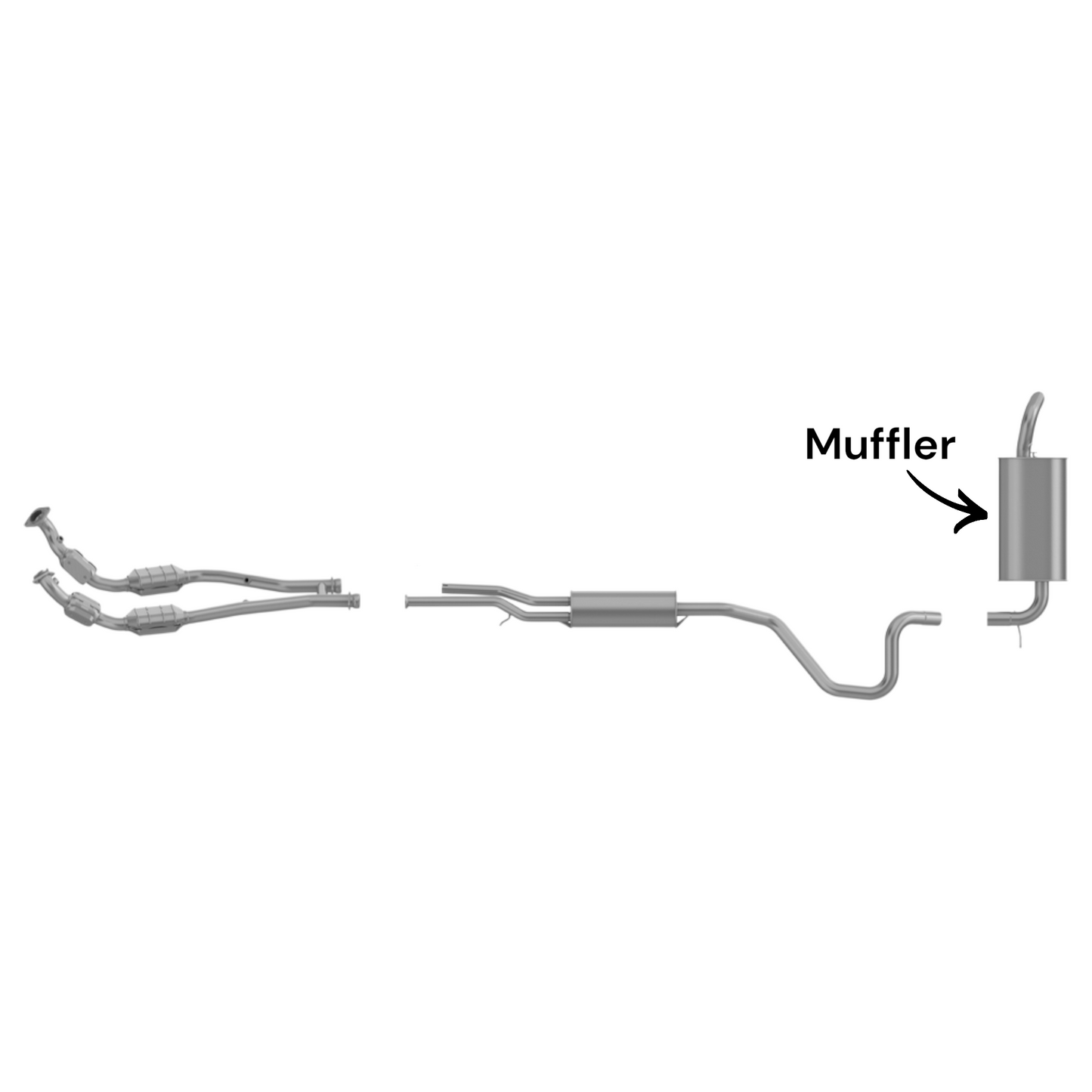 Land Rover Freelander 2.5L 2002-2005 Muffler