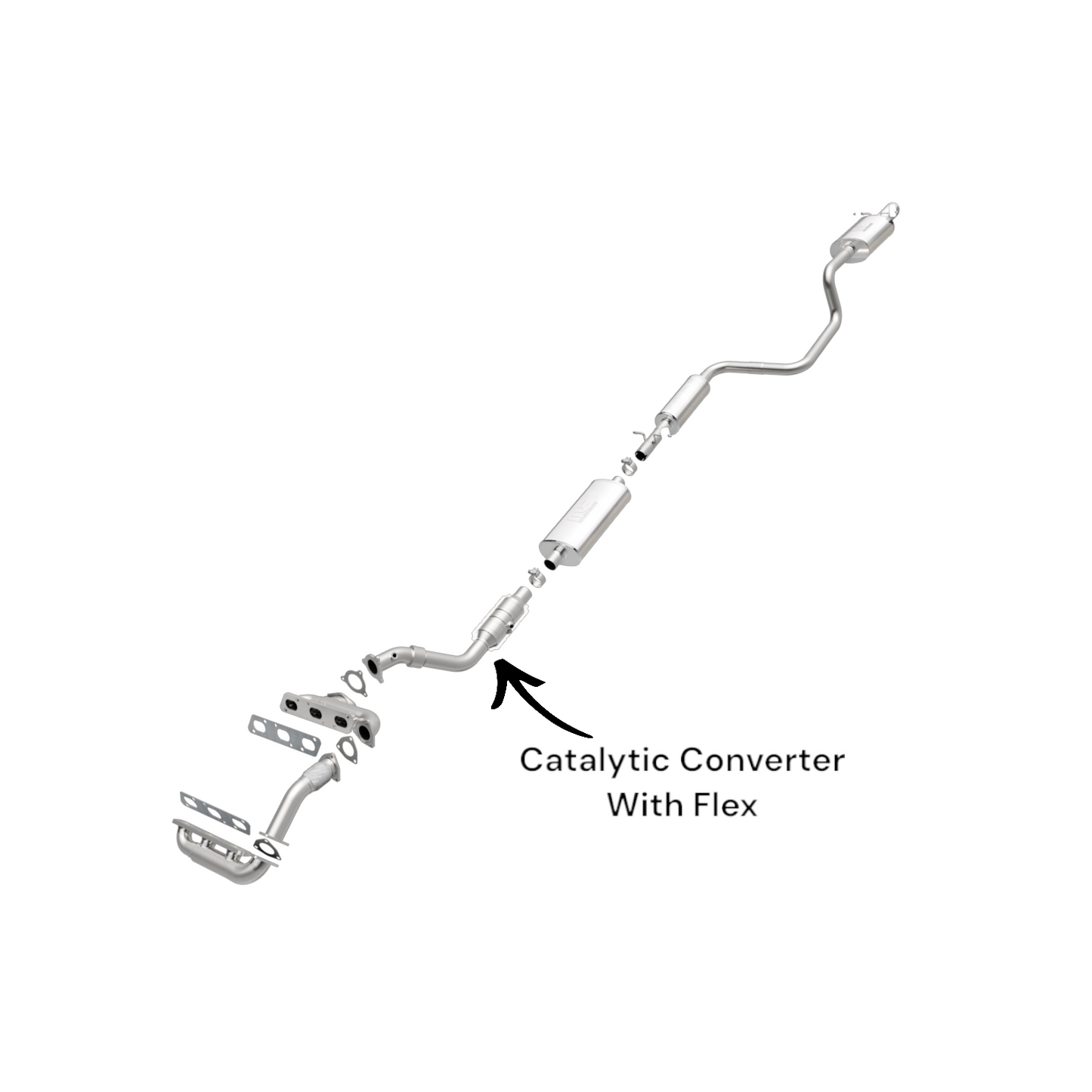 Chrysler Pacifica 3.5L (2004-2006) V6 Catalytic Converter With Flex