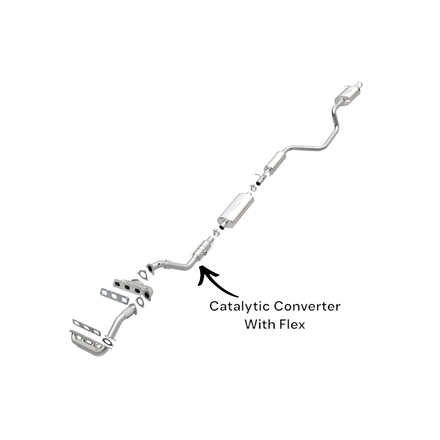 Chrysler Pacifica 3.5L (2004-2006) V6 Catalytic Converter With Flex