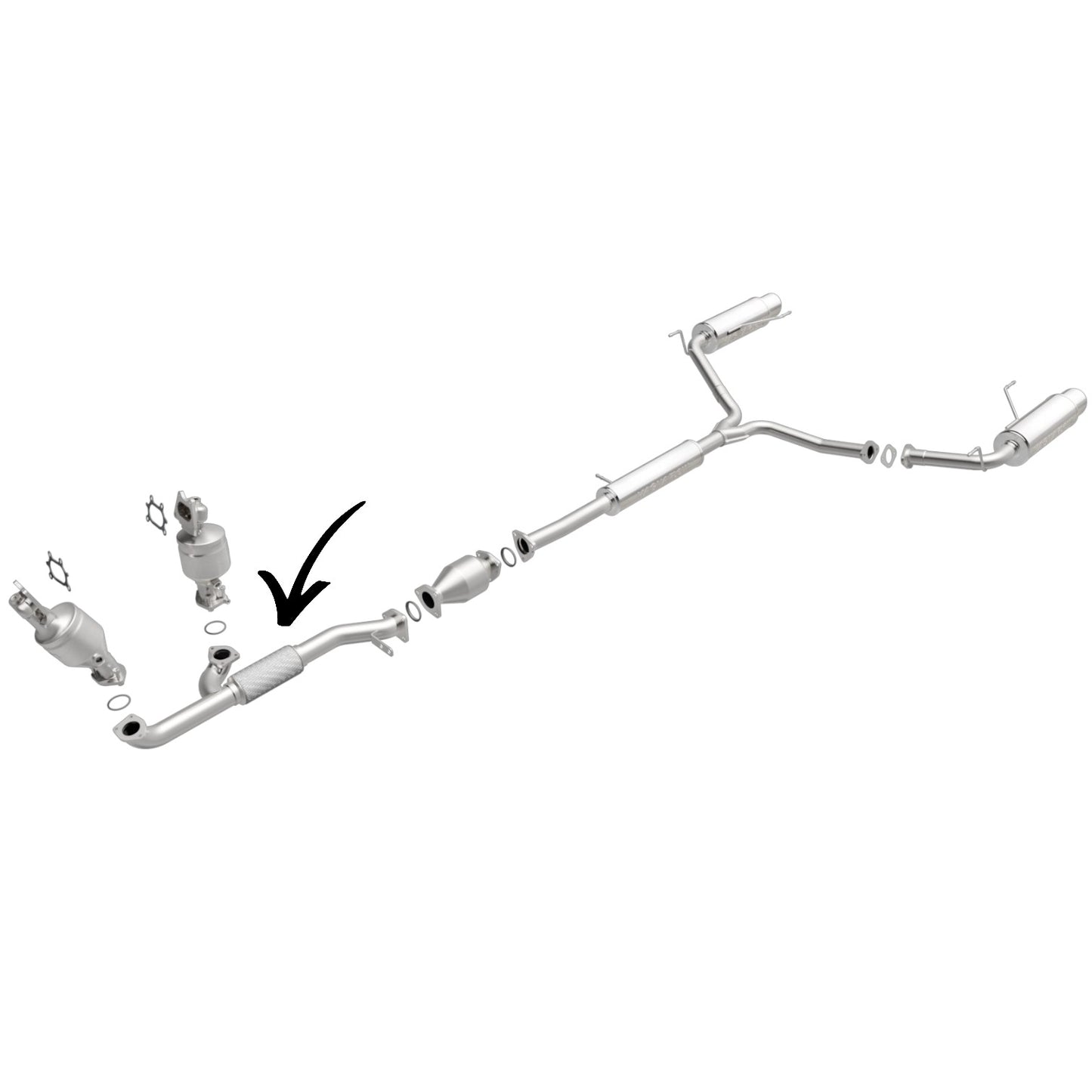 Acura MDX 3.5L 2003-2006 Front Flex Y - Pipe