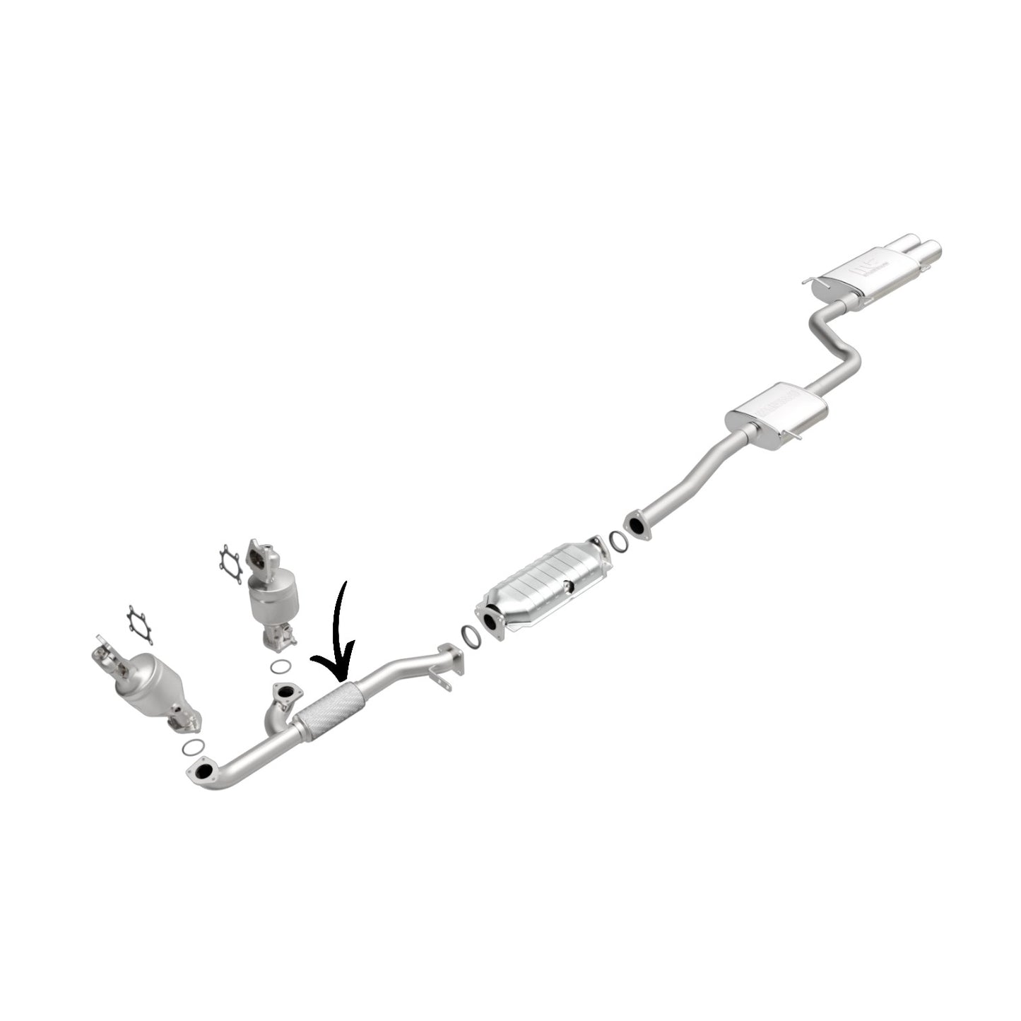 Honda Pilot 3.5L (2005-2008) V6 Front Flex Y Pipe