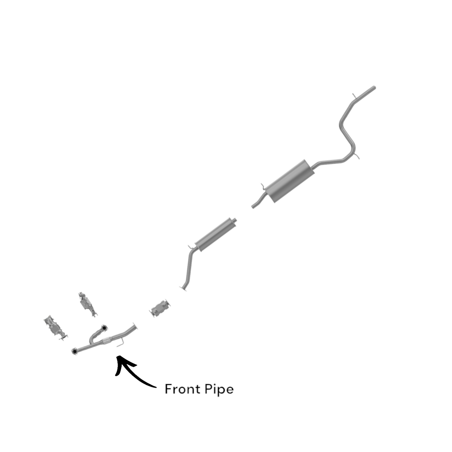 Honda Odyssey 3.5L (2005-2010) Front pipe