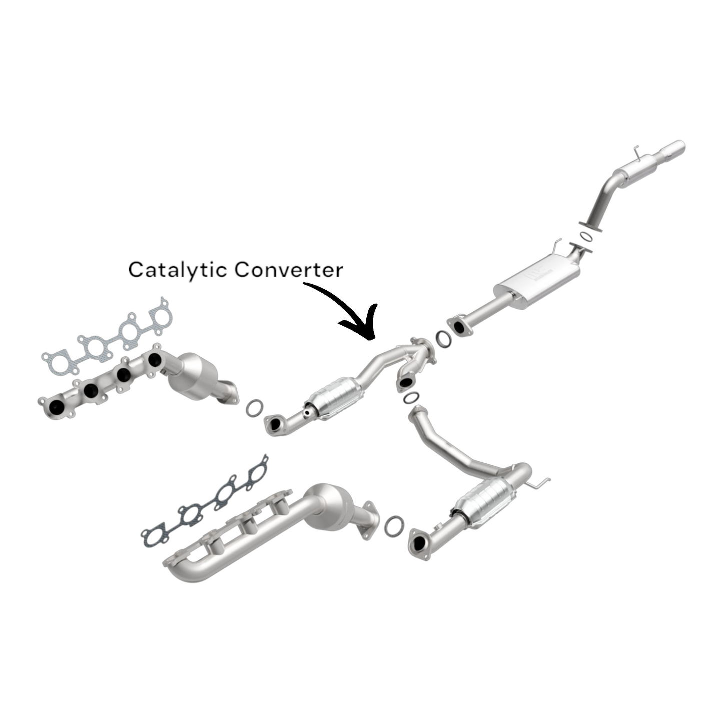 Toyota 4Runner 4.7L (2005-2009) RIGHT Catalytic Converter